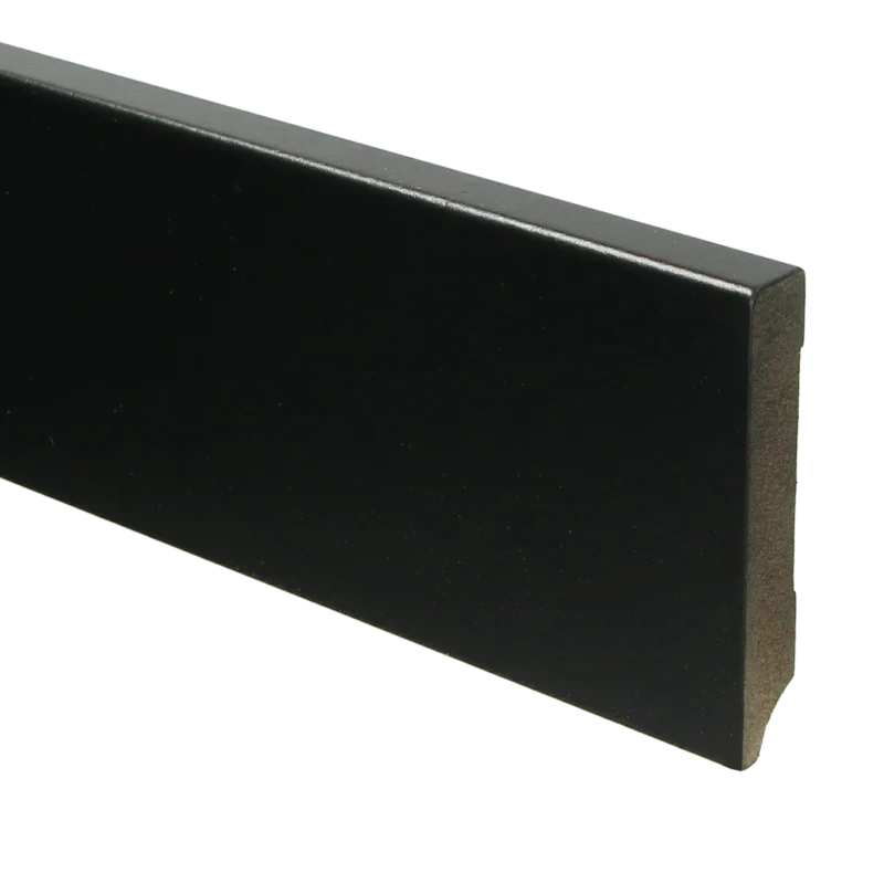 Shop Nu MDF Moderne Plint 90x15 RAL 9005 Zwart 15940